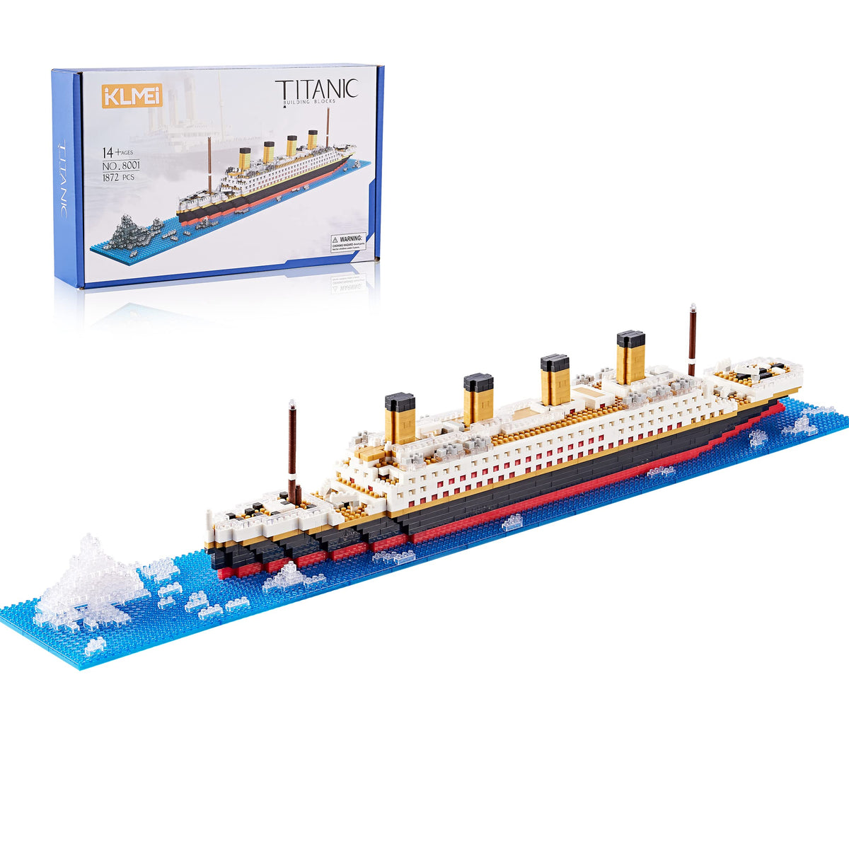 KLMEi Titanic building block set cruise ship—eye-catching display piece for collectors
