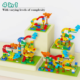 Klobroz large baseplates 16x16 enable spacious tracks for group play.