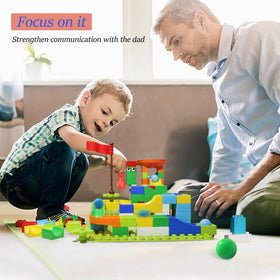 Klobroz Marble Run stem-learning highlights problem solving through creative design.