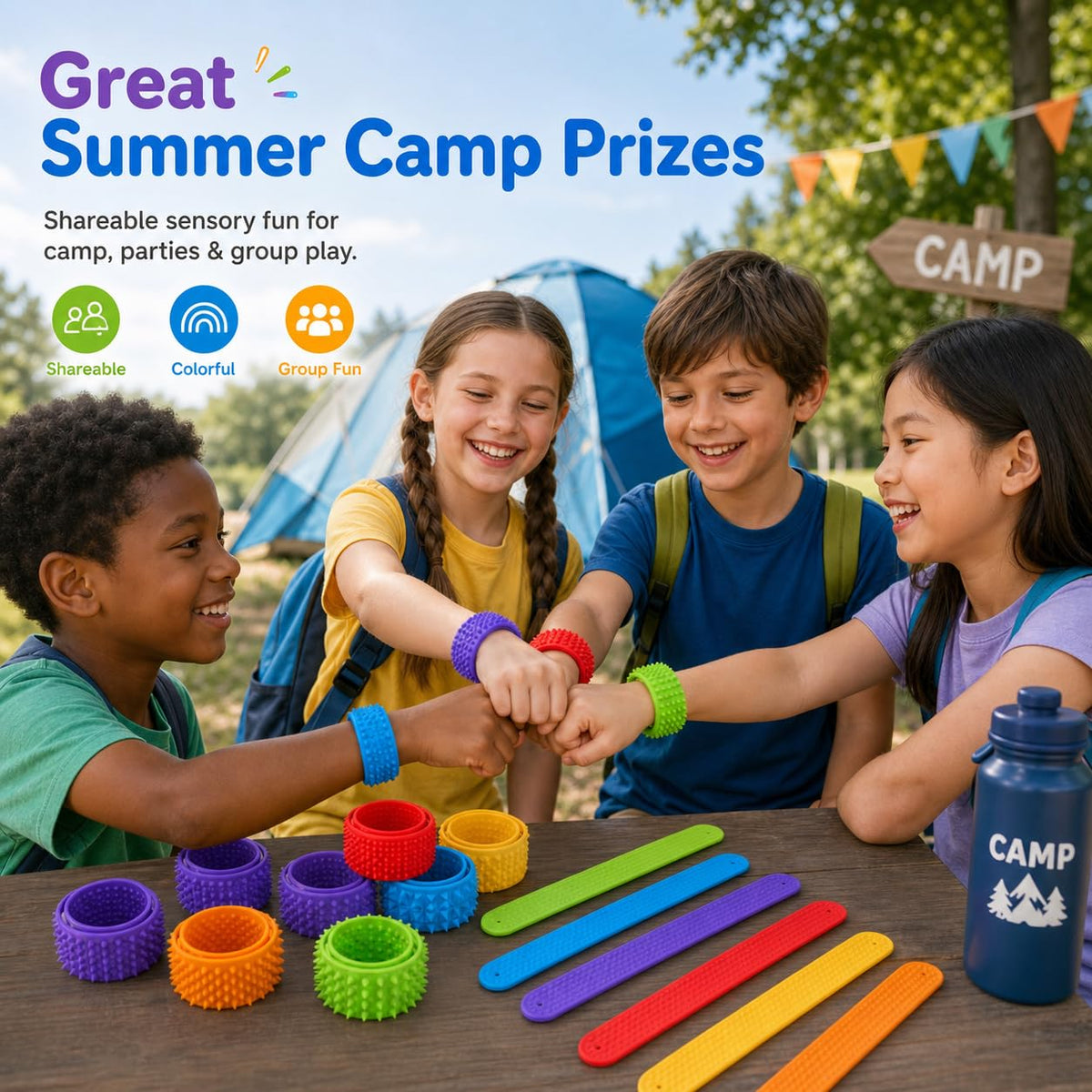 KLT classroom rewards sensory bracelets ideal for sharing