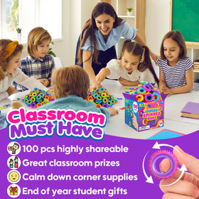 KLT fidget ring set inviting disassemble and reassemble activities