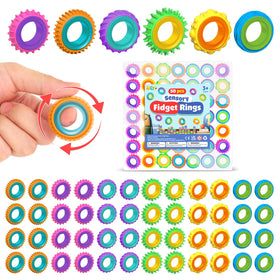 KLT fidget rings texture spinner for classroom prizes and quiet play.