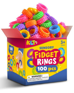 KLT fidget rings bulk pack for classrooms aids rewards and focus.