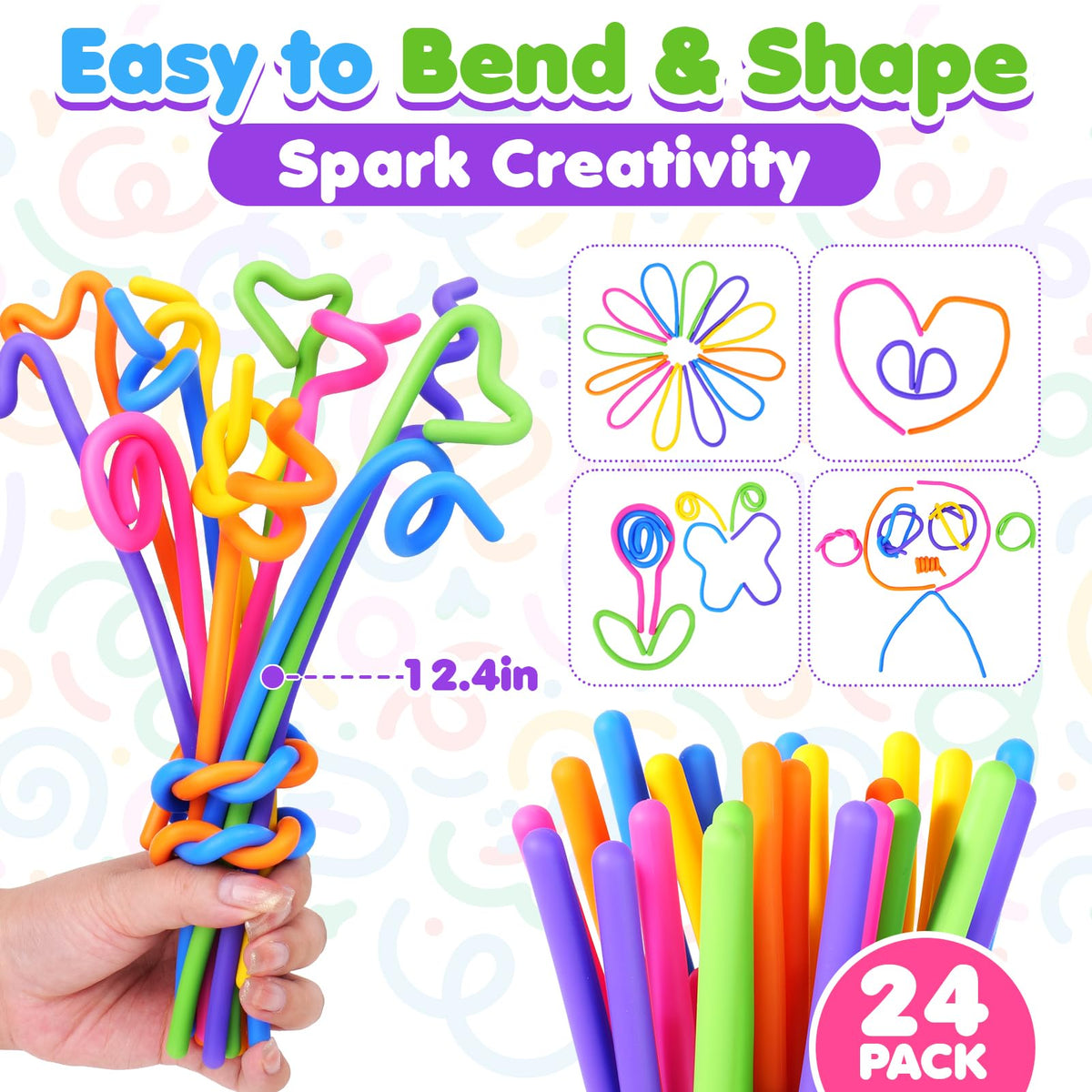KLT fidget sticks 12.4-inch length for versatile shaping and play