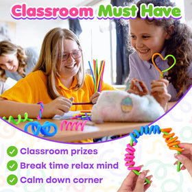 KLT fidget sticks six colors aid collaborative play and sharing