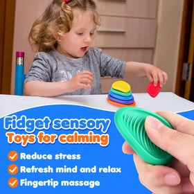 KLT pocket-sized stones portable calming tool for travel.