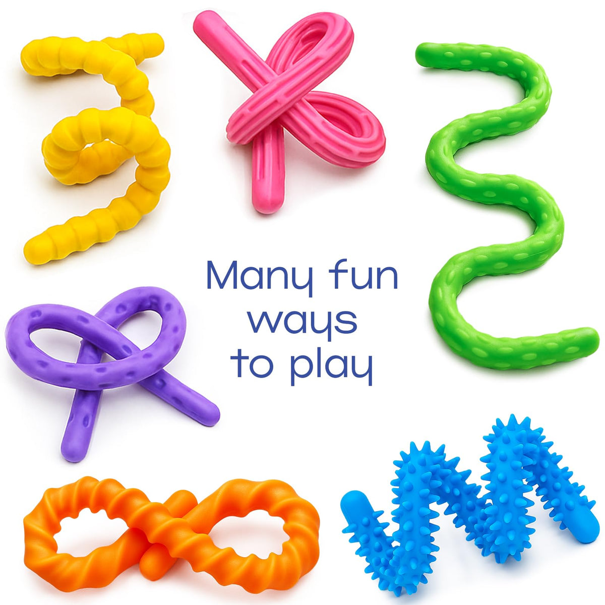 KLT sensory sticks pictured as Easter basket stuffers for kids.