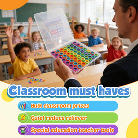 KLT texture spinner rings offer silent stress relief in lessons.