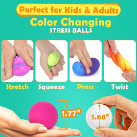 Portable fidget toys fit in a hand for on-the-go learning