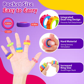 KLT fidget rings as party favors and classroom prizes in bulk.