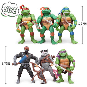 KLUKGE turtles action figures feature precise sculpting for lifelike character