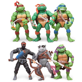 KLUKGE turtles action figures front view showcases detailed paint and dynamic pose