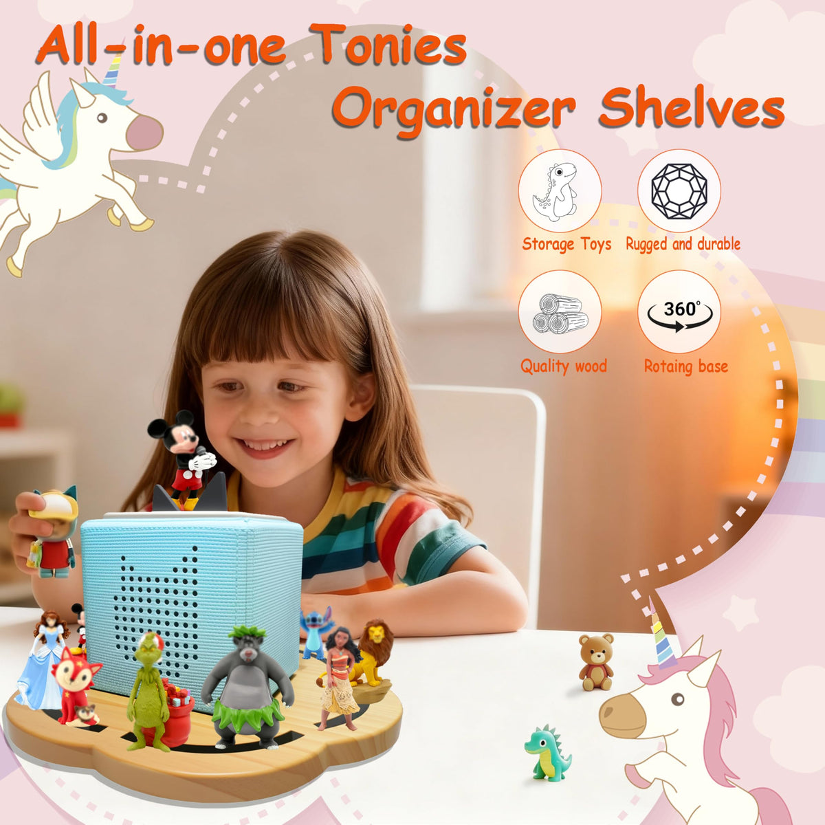 KLUNMA pine wood shelf with smooth edges offers child-safe storage.