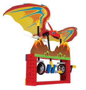 Klutz Lego Gear Bots: Pterodactyl model demonstrates kinetic movement and hands-on engineering fun