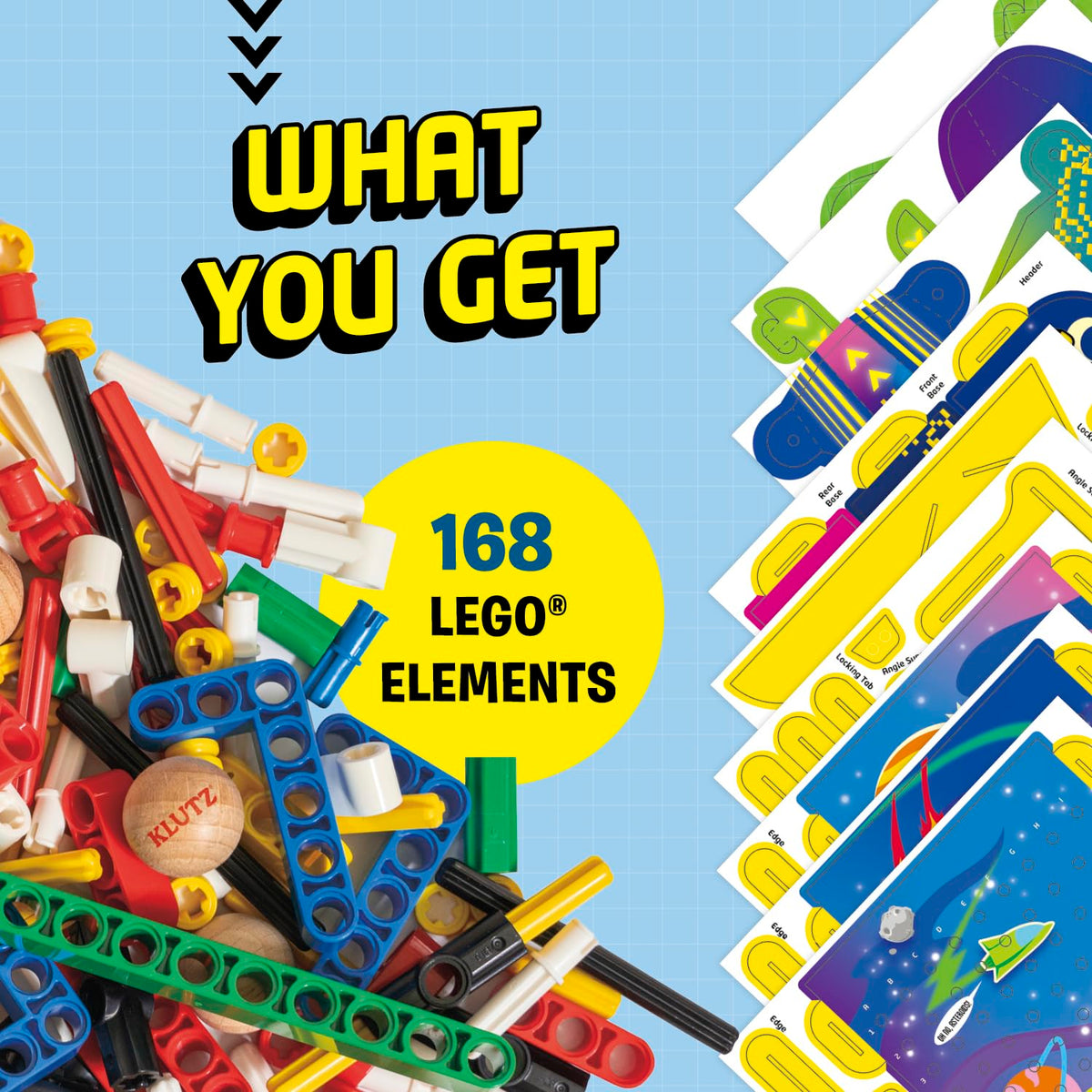 Klutz LEGO Gravity Drop Marble Maze for hands-on motion play