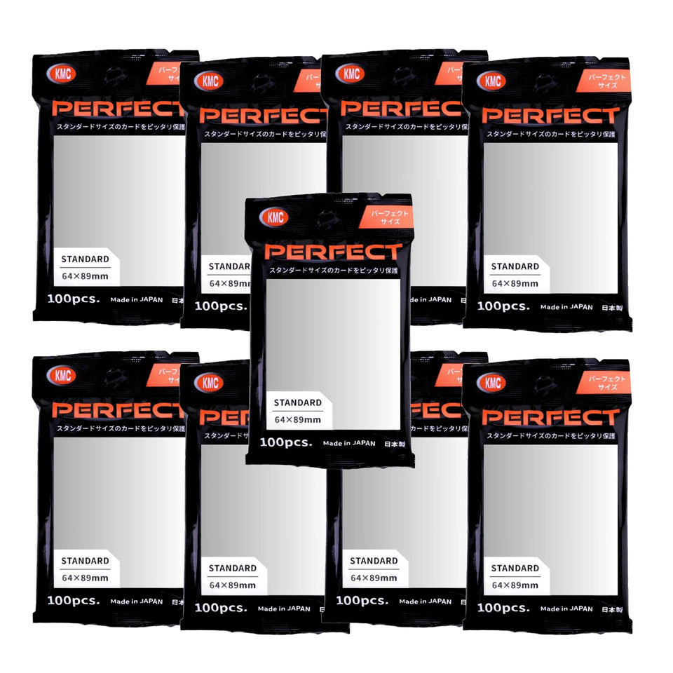 KMC 100 Card Barrier Soft Sleeve offers crystal-clear protection for trading cards during storage.