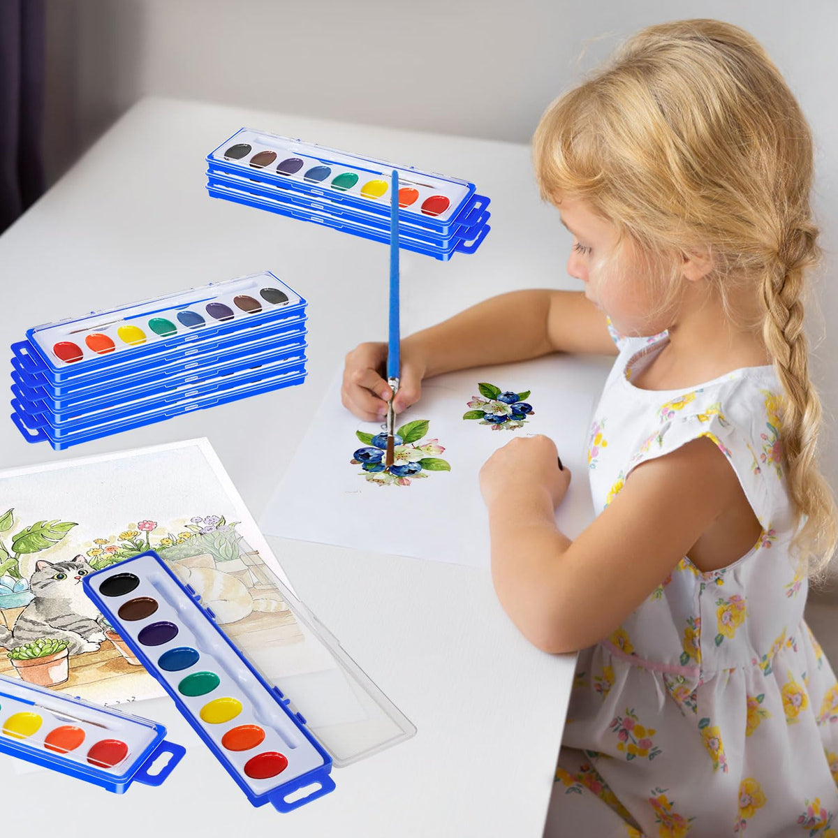 KMLYDGS non-toxic paints safe for all ages, ideal for classrooms.