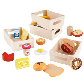KMTJT Food Groups wooden fish play food for storytelling and fine motor practice.