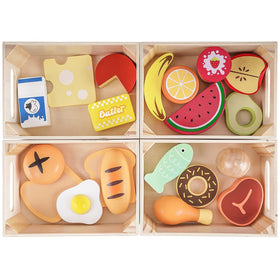 KMTJT Food Groups wooden watermelon play food for imaginative pretend play and healthy kitchen exploration.