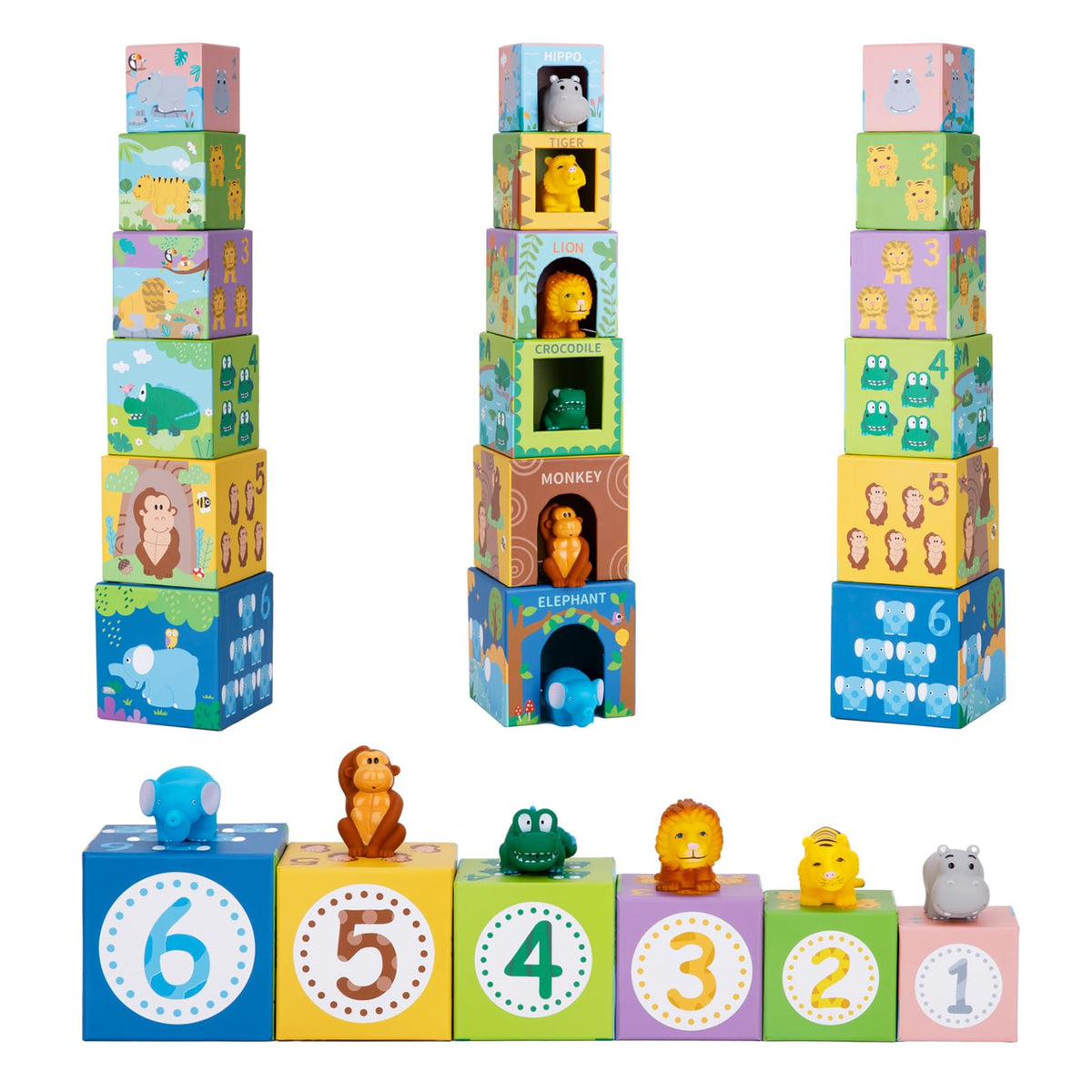 KMTJT number-side blocks help children learn numbers through hands-on matching.