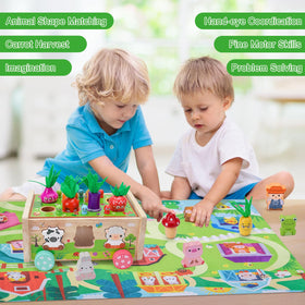 KMTJT Toddler farm playtime invites imaginative learning with family and friends