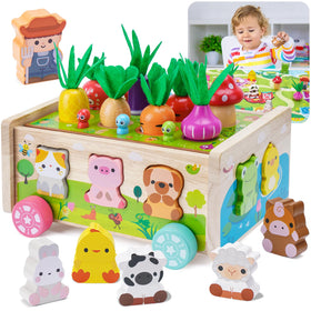 KMTJT Toddler Montessori farm base with smooth edges for safe play and discovery