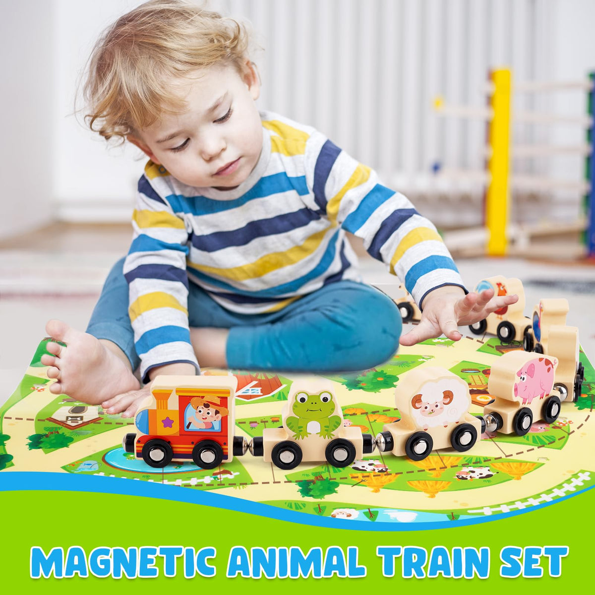 KMTJT train carriages connected enable longer trains for cooperative play