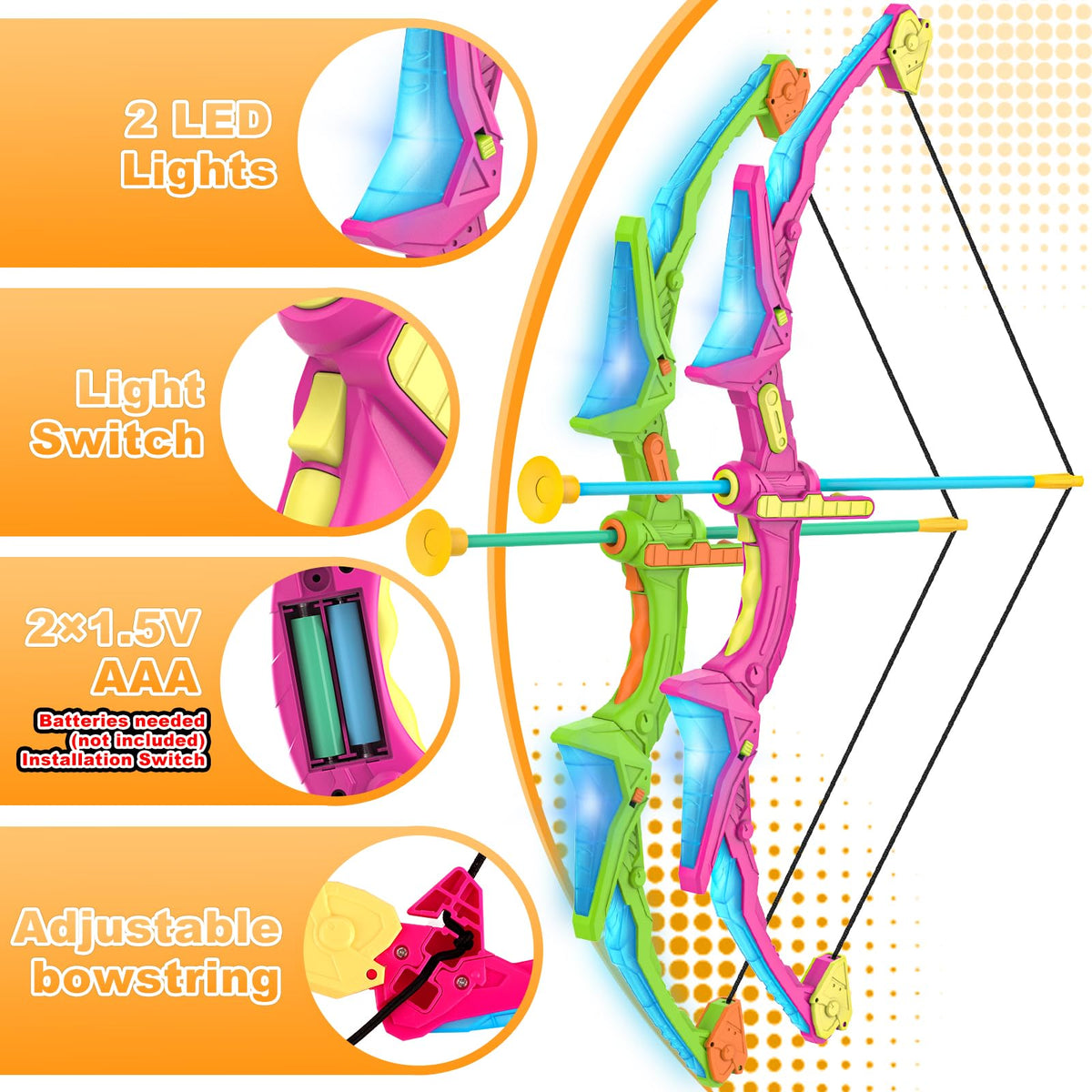 Kmuxilal 14 suction-cup arrows designed for safe target practice.