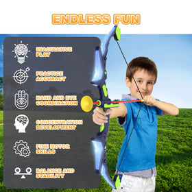Kmuxilal glow standing target illuminating dusk play sessions.