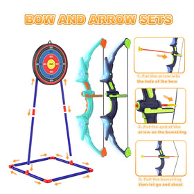Kmuxilal archery toy suitable for indoor and outdoor play environments.