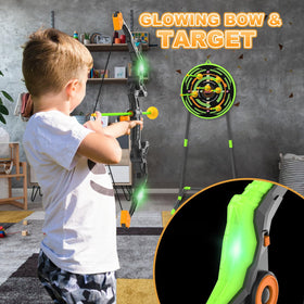 Kmuxilal archery set suitable for kids ages 4-12 for family fun