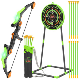 Kmuxilal kids bow with LED lights for engaging indoor play