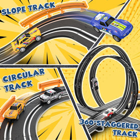 Kmuxilal slot track 360 degree loop provides thrilling continuous laps