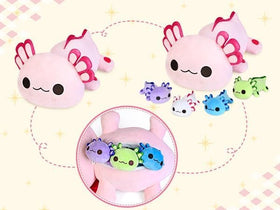 KMUYSL Axolotl mommy belly open reveal for a playful surprise