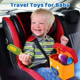 KMUYSL plush crinkle texture toy offers tactile variety and easy cleaning.
