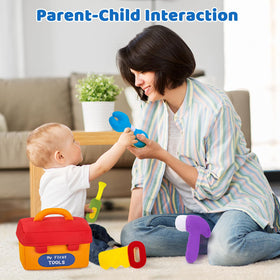 KMUYSL plush squeaker close-up highlights responsive sounds for babies.