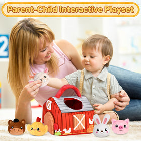 KMUYSL sensory features with crinkle, rattle, and squeaker for engaging play