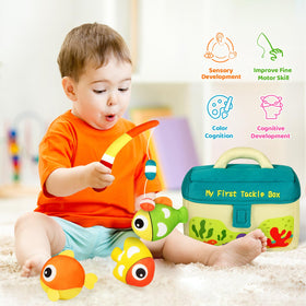 KMUYSL fish toy squeaker 1 offers gentle sounds to engage tiny hands