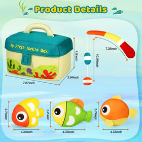 KMUYSL fish toy squeaker 2 provides varied squeaks for playful sensory exploration
