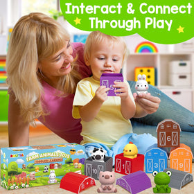 KMUYSL farm animals cow figure showcases safe vinyl material for toddlers.