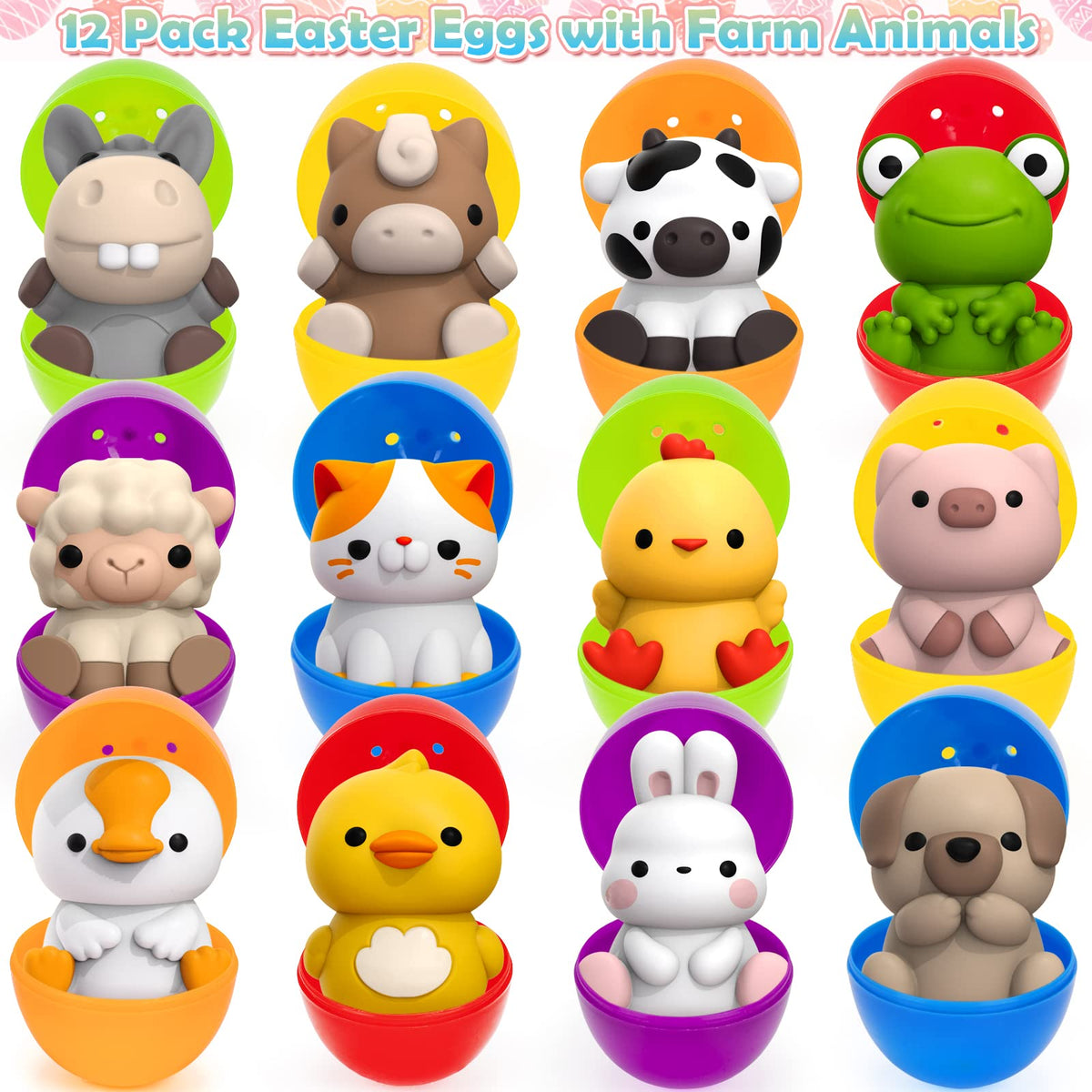 KMUYSL farm animal finger puppets for imaginative play