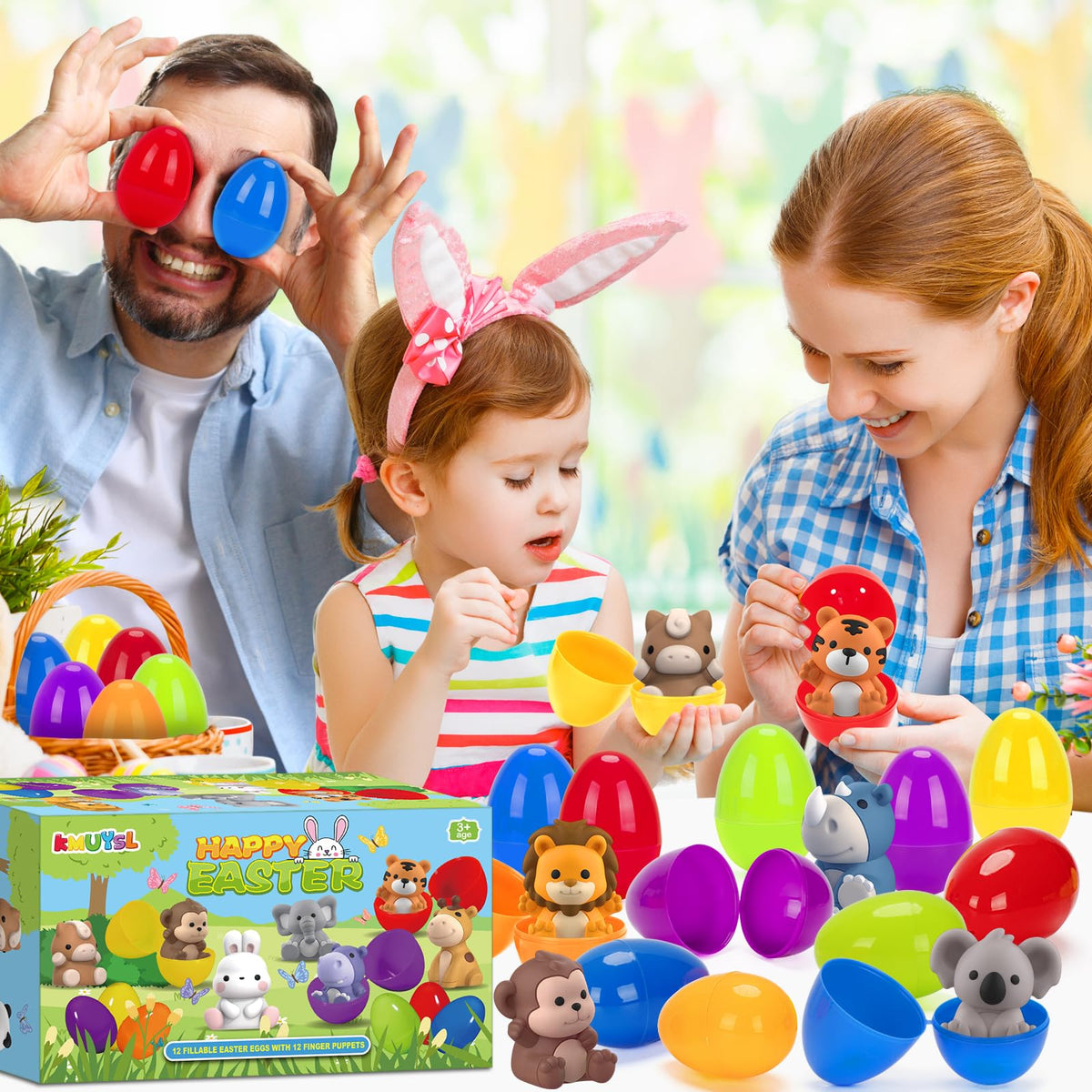 KMUYSL prefilled eggs for quick party celebrations and gifting