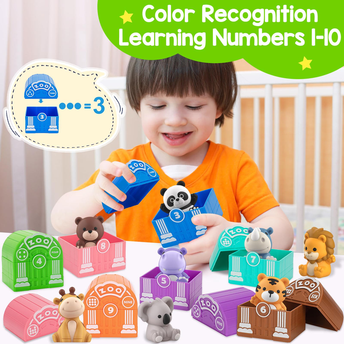 KMUYSL safari animals toy set safe materials ensure gentle durable play