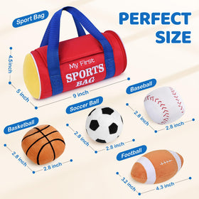 KMUYSL Sensory balls baseball image with crinkle texture for tactile stimulation