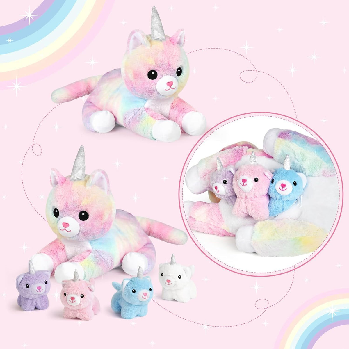 KMUYSL soft plush with heads, torsos, and feet for cozy hugs