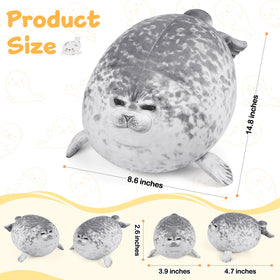 KMUYSL soft plush seal dolls close-up; ultra-soft fabric ideal for gentle hugs.