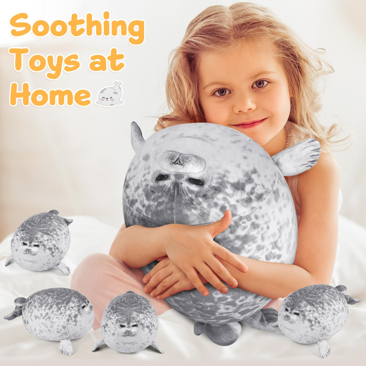 KMUYSL toddler playtime seal dolls; perfect for tea parties.