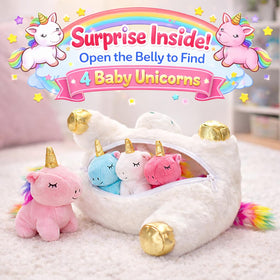 KMUYSL mommy unicorn measures 30 cm, ideal for hugs