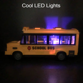 KNACKTOYZ RC School Bus interior LED lights enhancing nighttime play