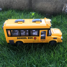 KNACKTOYZ RC School Bus side view showing opening doors for interactive play
